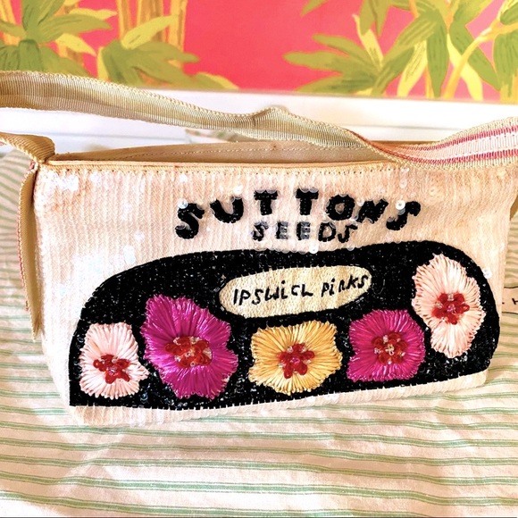 Anya Hindmarch Bags Anya Hindmarch Rare Sutton Seeds Beaded Handbag